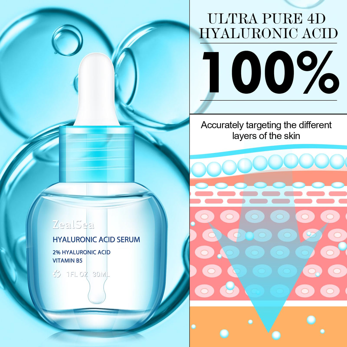 ZealSea serum placed on bathroom counter in lifestyle setting promoting daily routine benefit