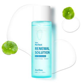 ZealSea toner front packaging showing bottle and label benefits