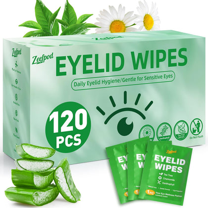 Zeefpod front packaging showing 120 wipes and benefits for easy storage