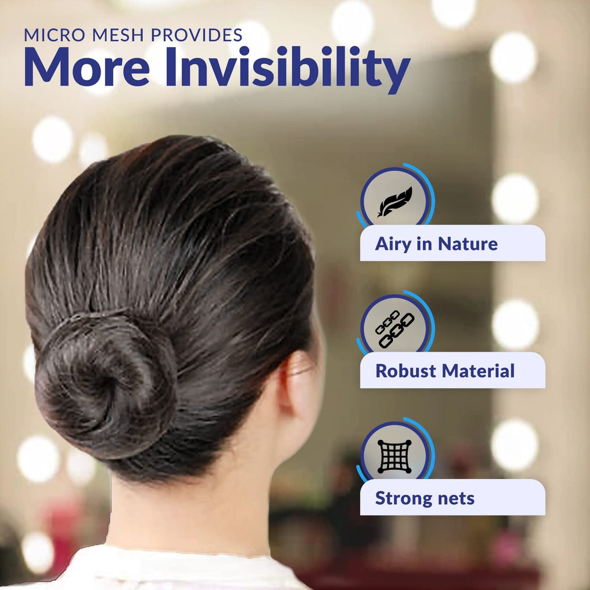 ZefeqCo net worn under hat showing low-profile look benefit