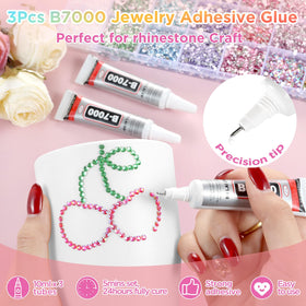 zefy close-up of 3mm resin gems showing color depth and consistent shape