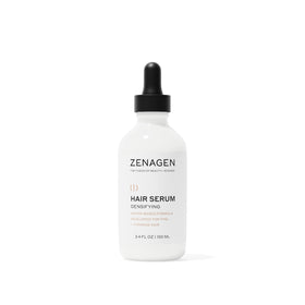 Zenagen front packaging shows bottle and label, communicates clean benefit