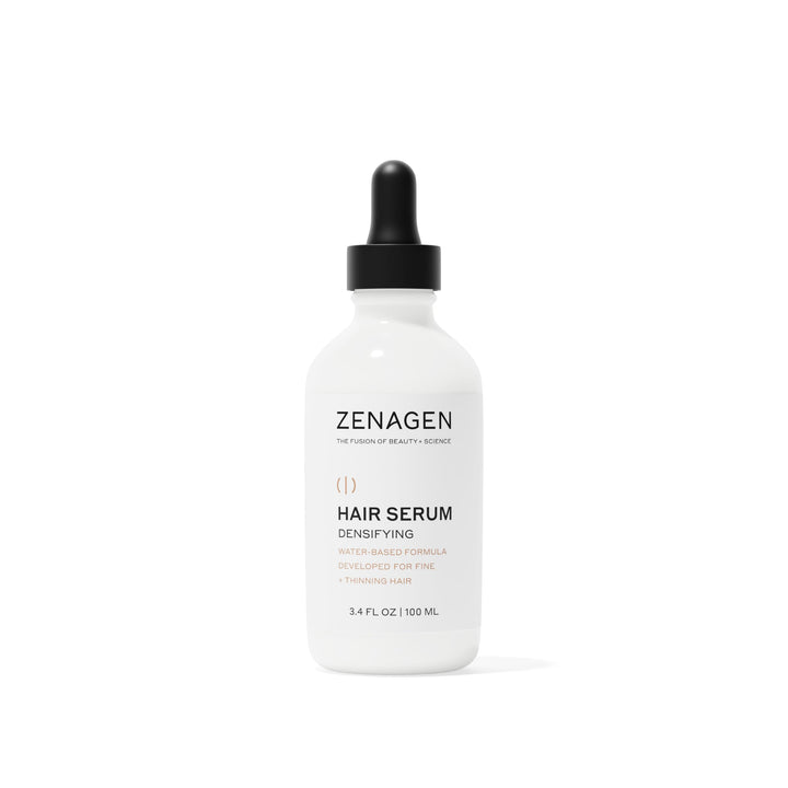Zenagen front packaging shows bottle and label, communicates clean benefit