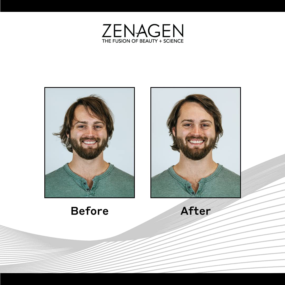 Zenagen Flexture Paste applied in hair demonstrating textured, touchable hold