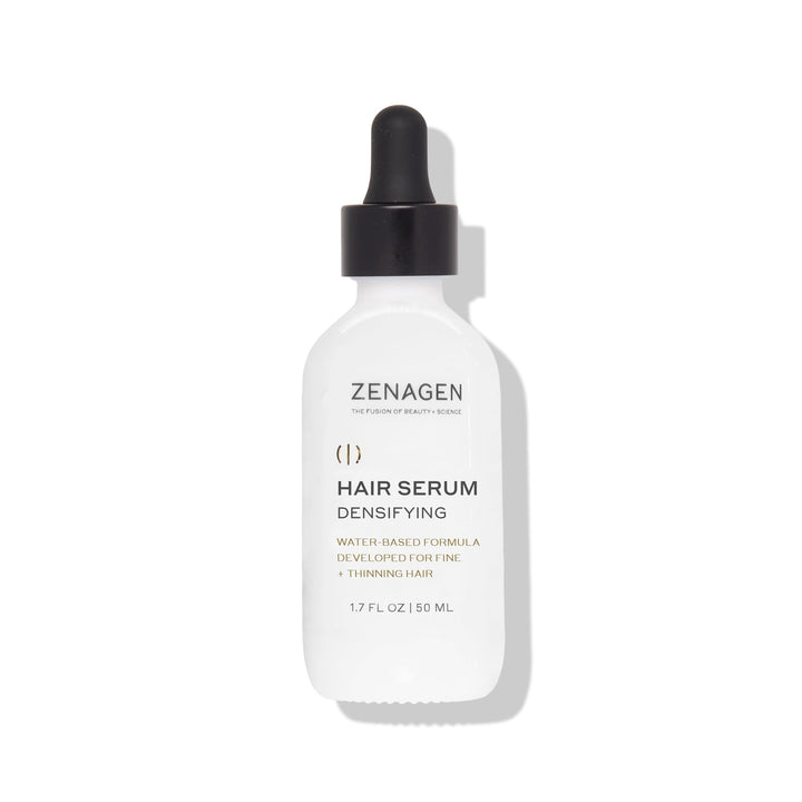 Zenagen front bottle showing sleek label and volume benefit
