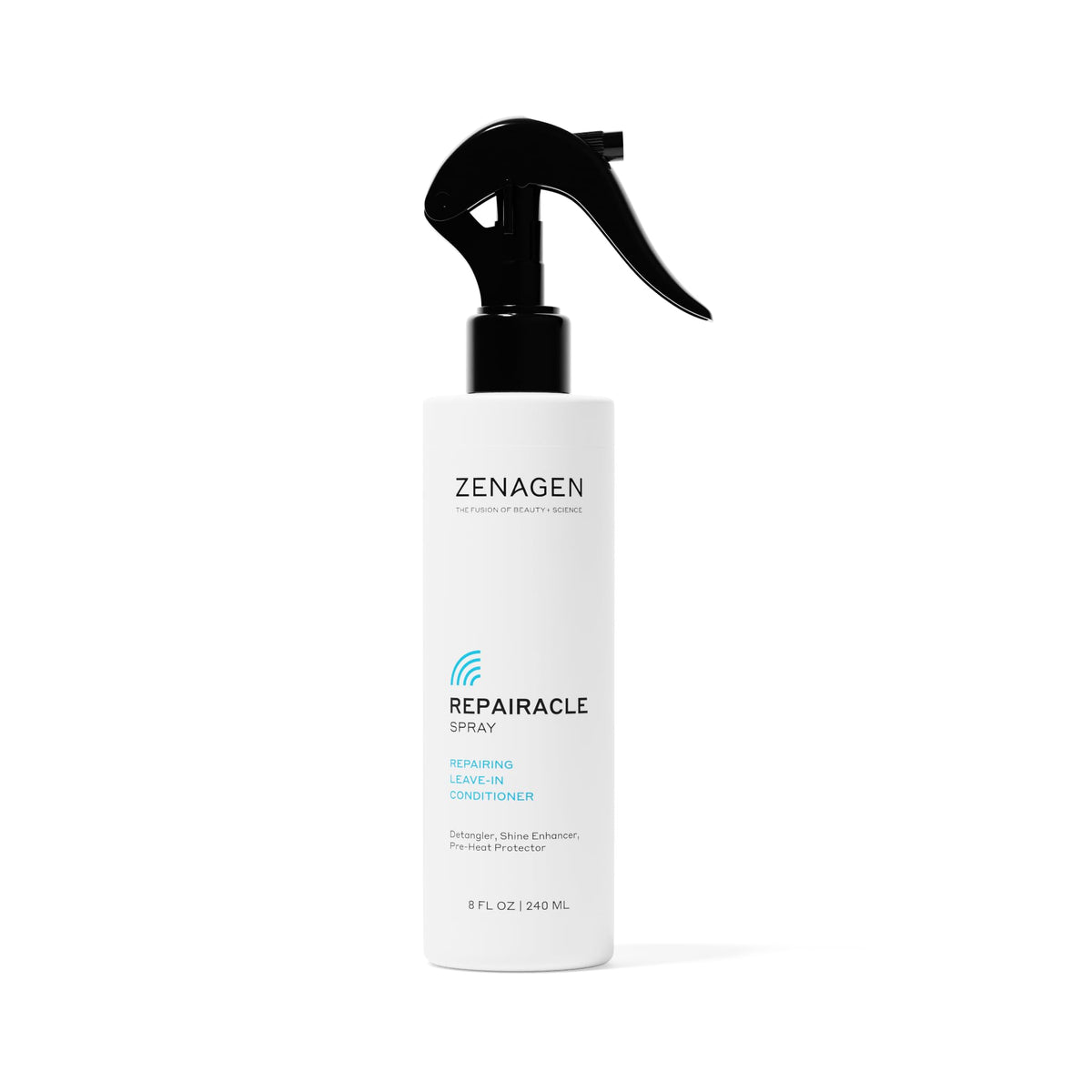 Zenagen bottle front view showing clean packaging and nourishing benefits