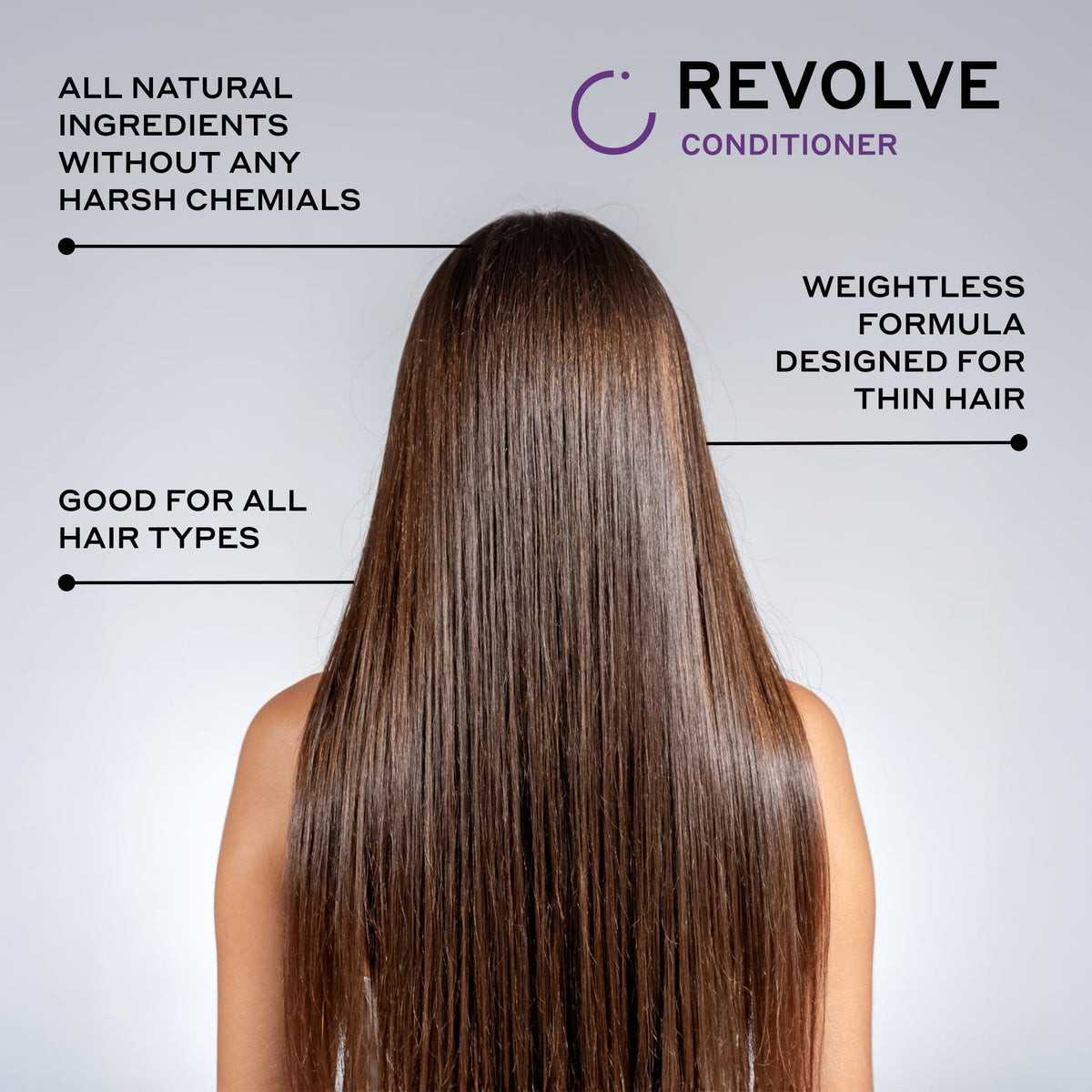 Zenagen Revolve before and after styling showing fuller-looking hair