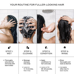 Zenagen Revolve conditioner being applied to hair for easier detangling