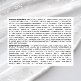 Zenagen conditioner bottle closeup showing lightweight hydration benefit