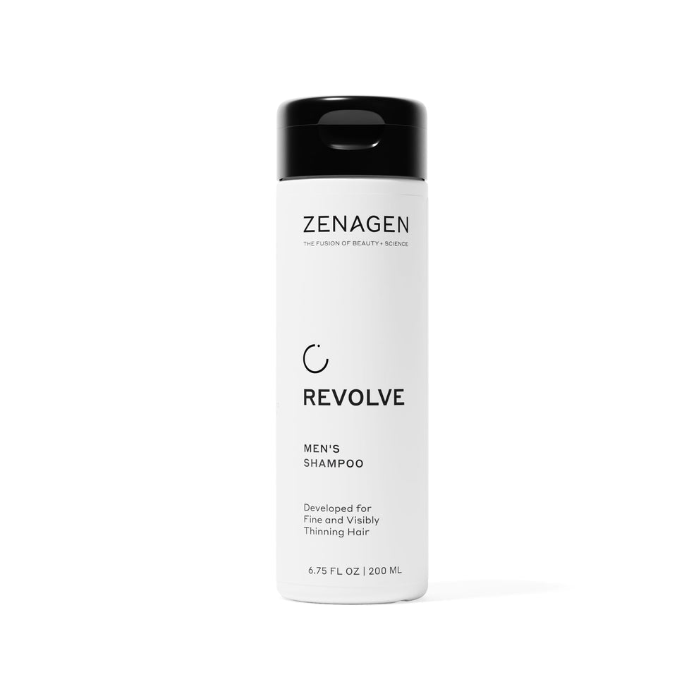 Zenagen Revolve front bottle showing branding and volume benefit