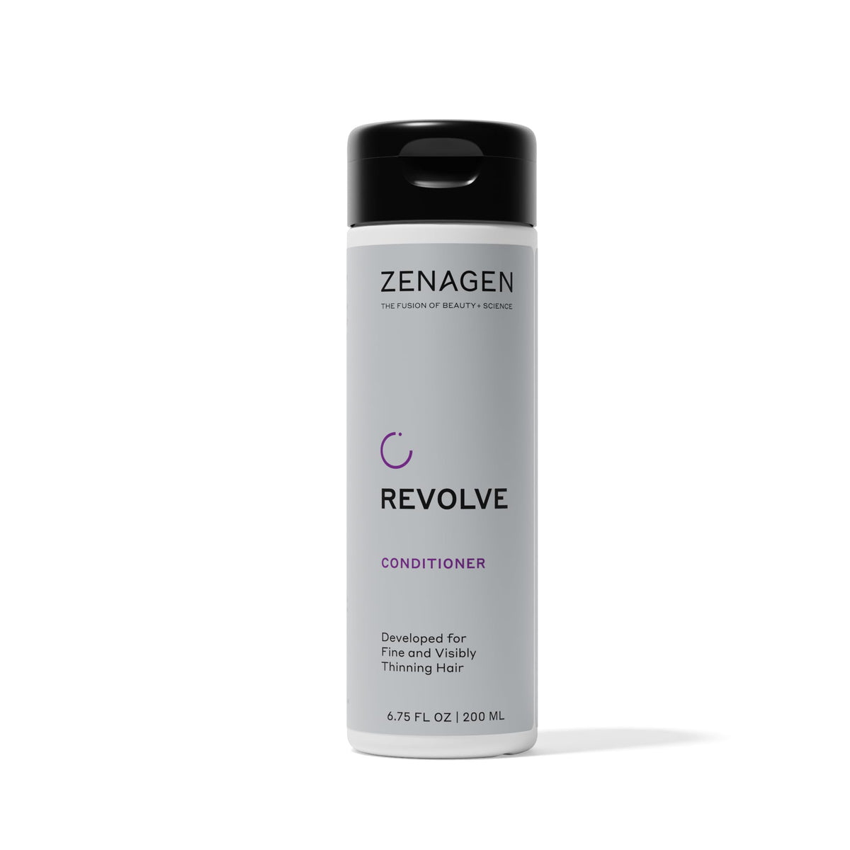 Zenagen Revolve front packaging shows bottle and product benefit