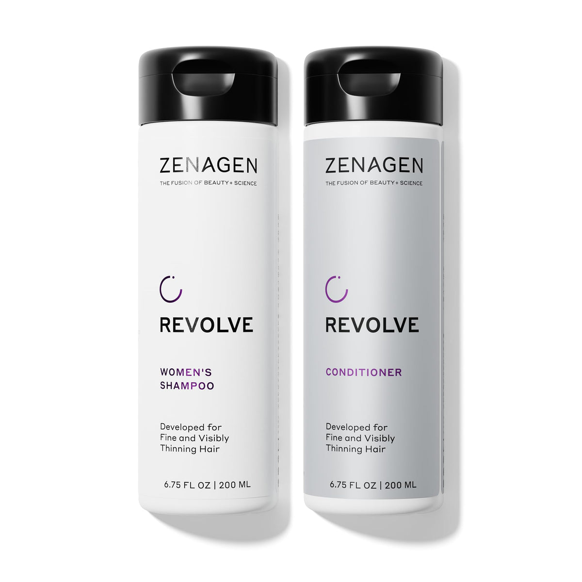 Zenagen Revolve front packaging showing both bottles and benefits