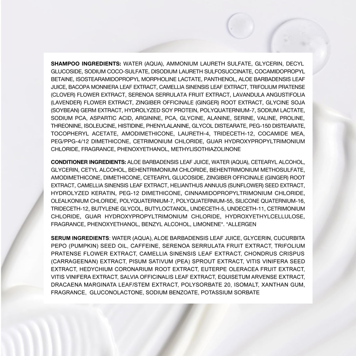 Zenagen Revolve shampoo pump close-up highlighting easy dispensing and gentleness