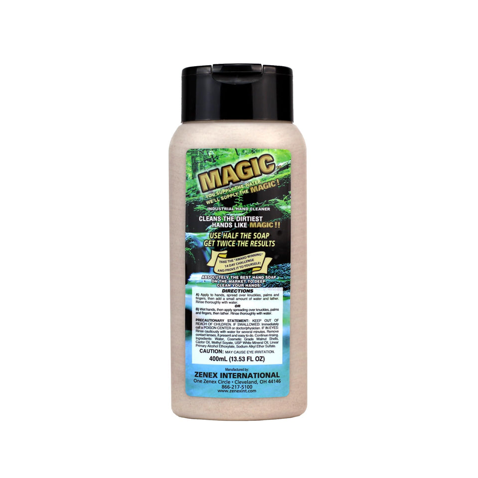 Zenex bottle front packaging showing product name and industrial use benefit