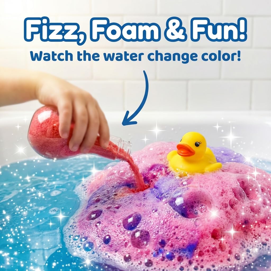 ZenseMe mini duck reveal as toy emerges from fizzing powder, surprise collectible delight