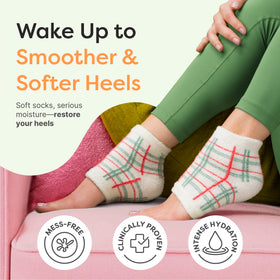 ZenToes close-up of heel gel texture highlighting moisturizing formulation benefit