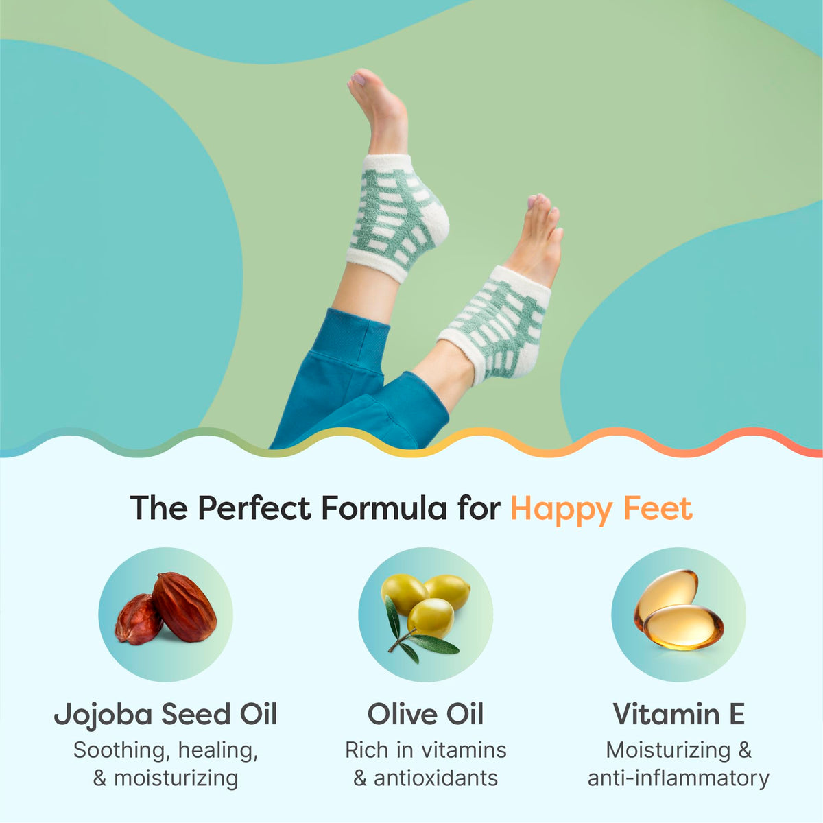 ZenToes plush fabric detail demonstrating soft material for gentle all-night wear