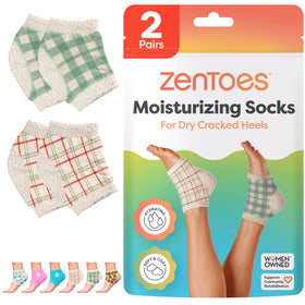 ZenToes front packaging showing product and pattern for easy recognition and gifting