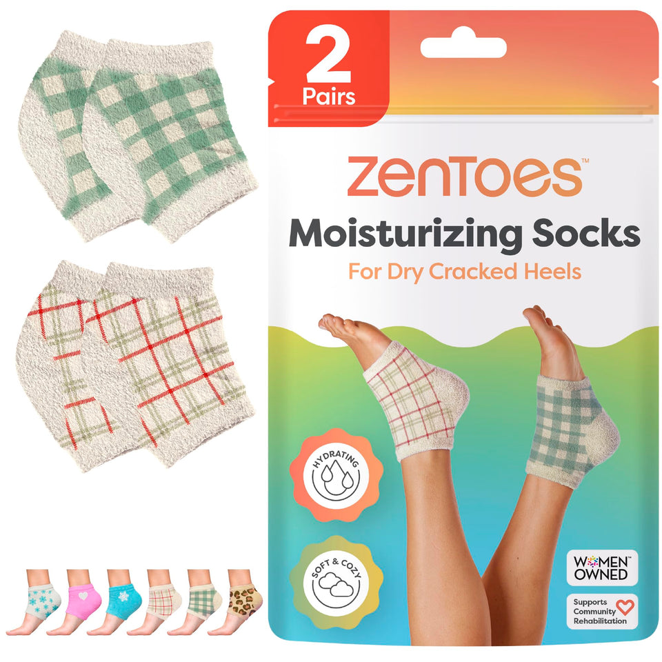 ZenToes front packaging showing product and pattern for easy recognition and gifting