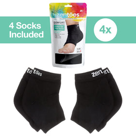 ZenToes gel heel pad detail displays nourishing oil infusion