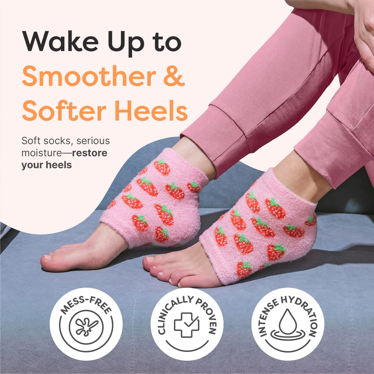 ZenToes close-up of infused heel gel highlighting nourishing oils