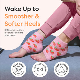 ZenToes close-up of infused heel gel highlighting nourishing oils