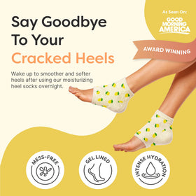 ZenToes heel gel close-up highlighting nourishing oil blend