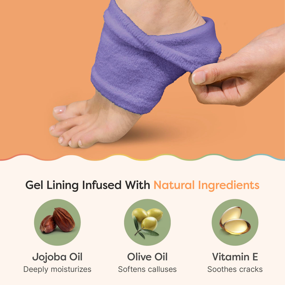 ZenToes socks worn during nighttime relaxation showing soothing comfort benefit