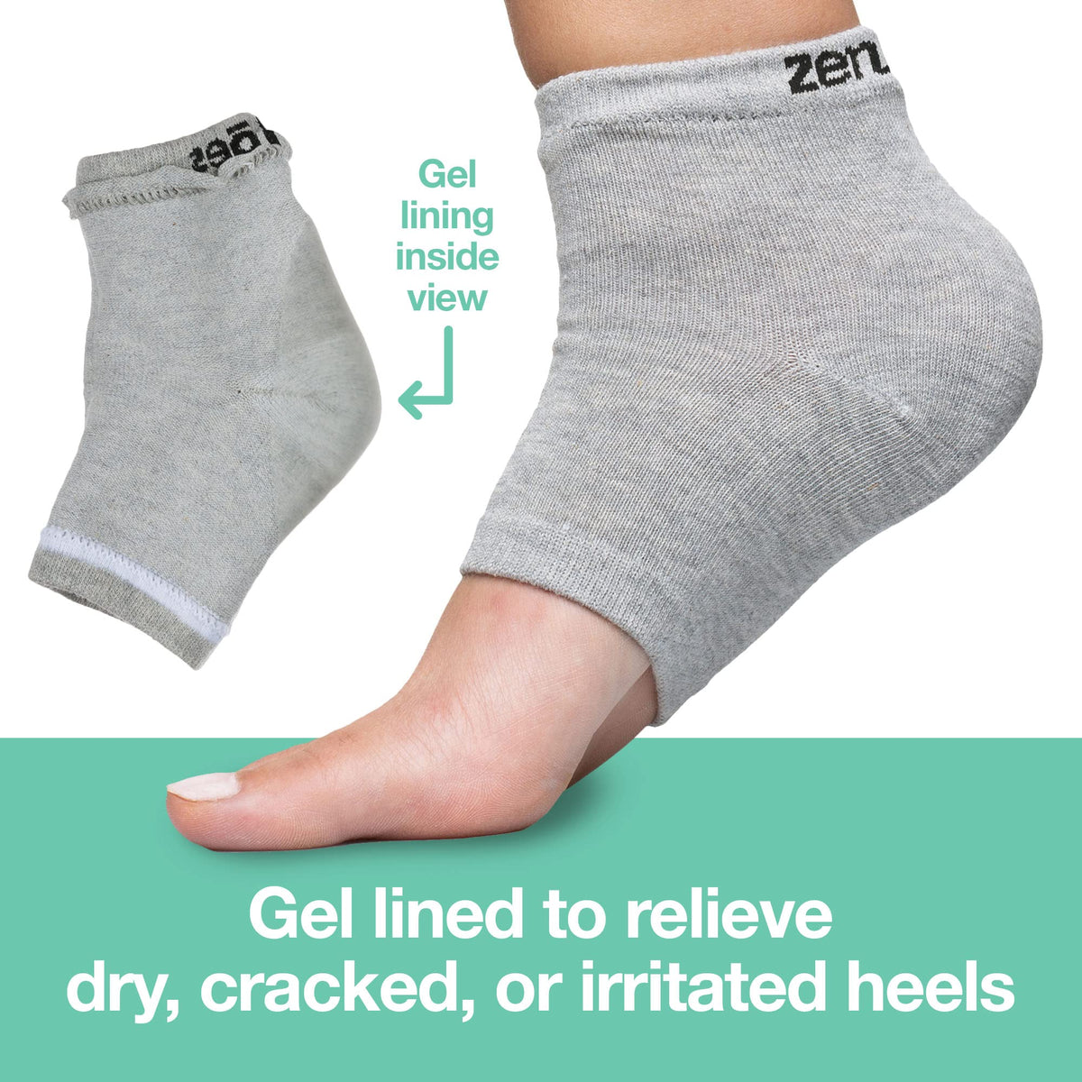 ZenToes open-toe design detail, promotes breathability and comfort