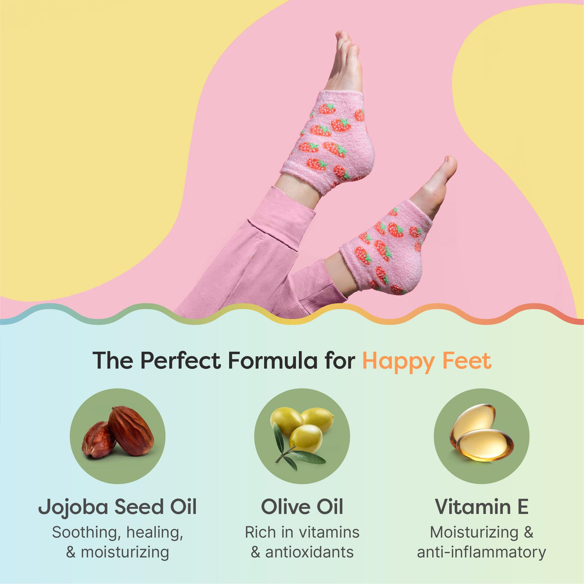 ZenToes plush fuzzy fabric texture providing soft skin feel