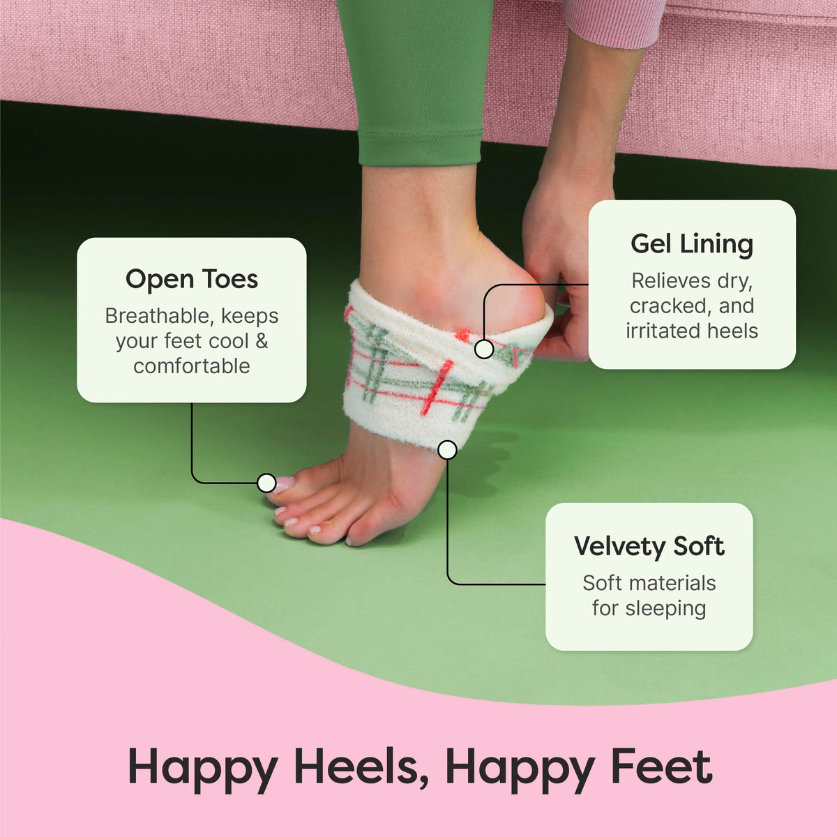 ZenToes size comparison next to hand showing scale and one-size-fit convenience