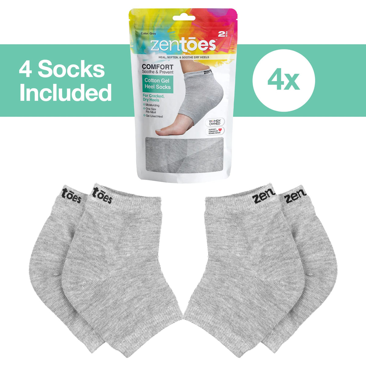 ZenToes socks worn during nighttime routine, demonstrates restful use