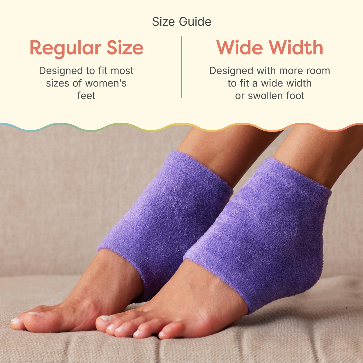 ZenToes fuzzy fabric texture close-up showing softness and gentle friction reduction benefit
