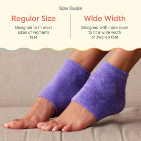 ZenToes fuzzy fabric texture close-up showing softness and gentle friction reduction benefit