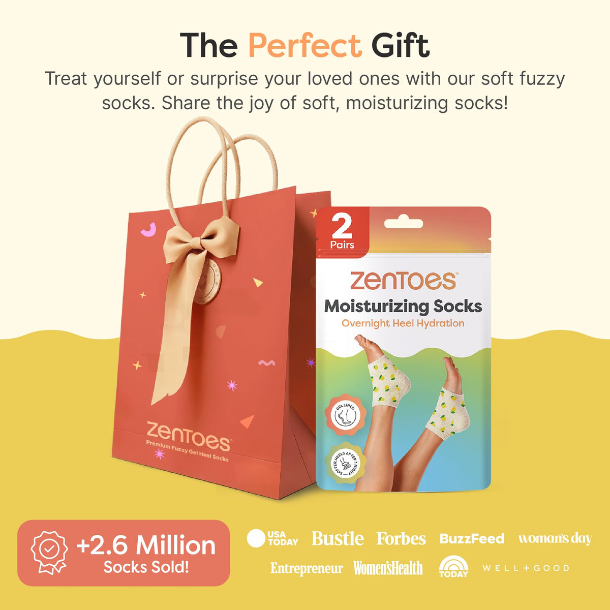 ZenToes care label close-up showing washable reusable benefit
