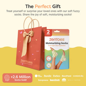 ZenToes care label close-up showing washable reusable benefit