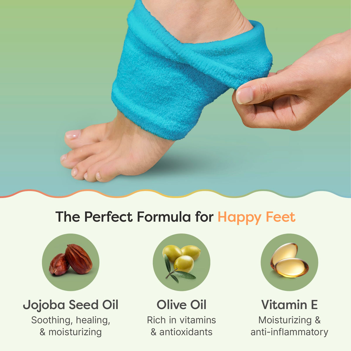 ZenToes wide width fit on foot demonstrating roomier, relaxed wear