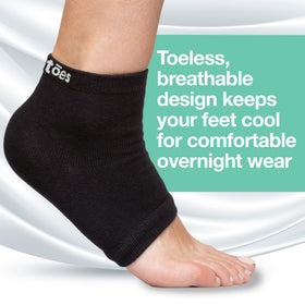 ZenToes worn while relaxing on couch demonstrating comfort and easy self-care