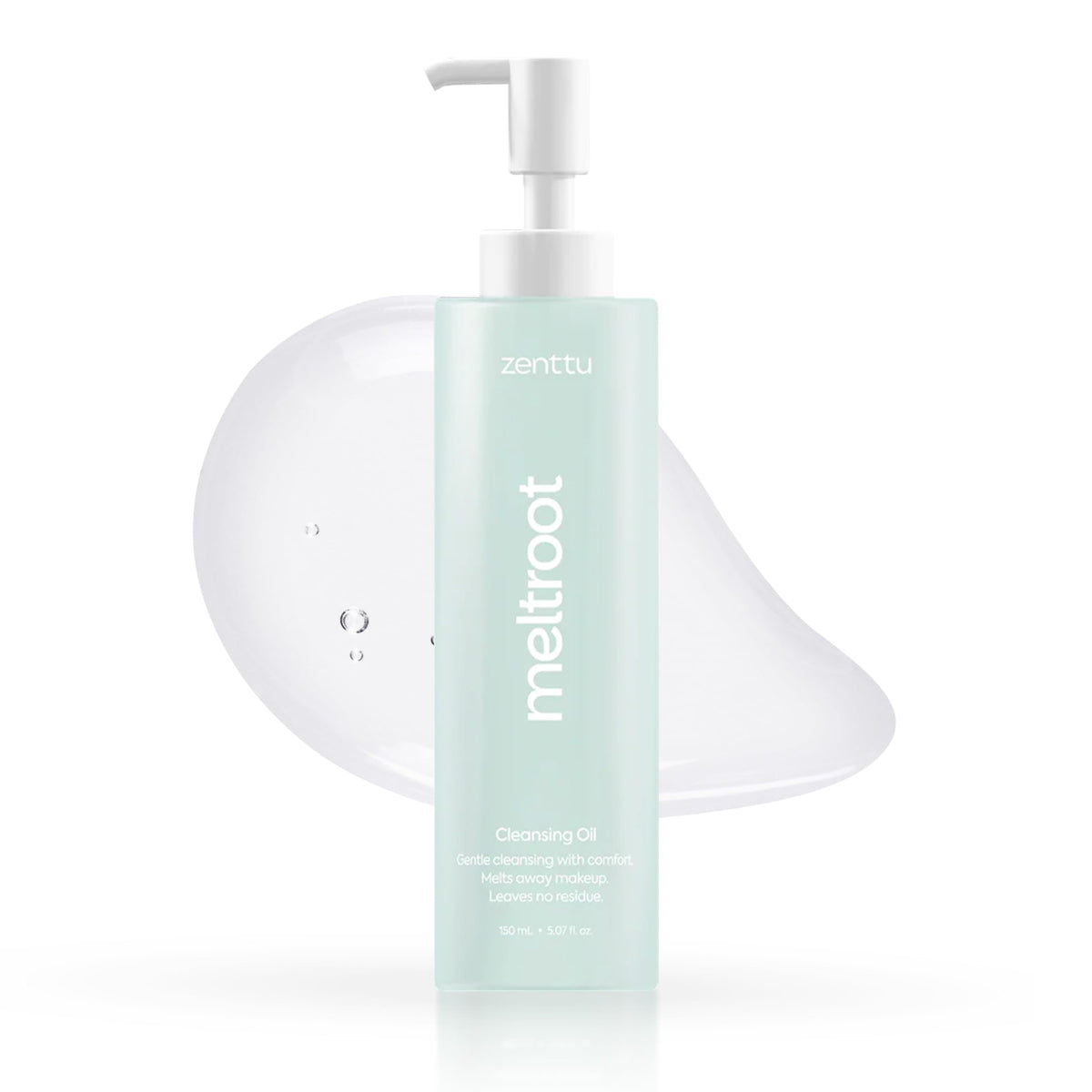 zenttu front packaging showing bottle and clean design for gentle cleansing