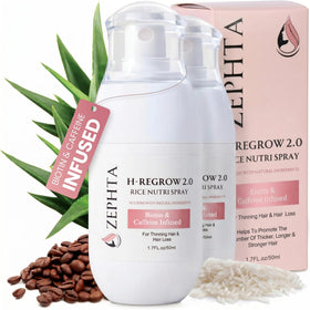 Zephta front packaging showing two 1.7 fl oz bottles and clear labeling for convenience