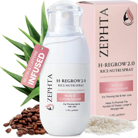 Zephta H-Regrow front label showing bottle and key benefits