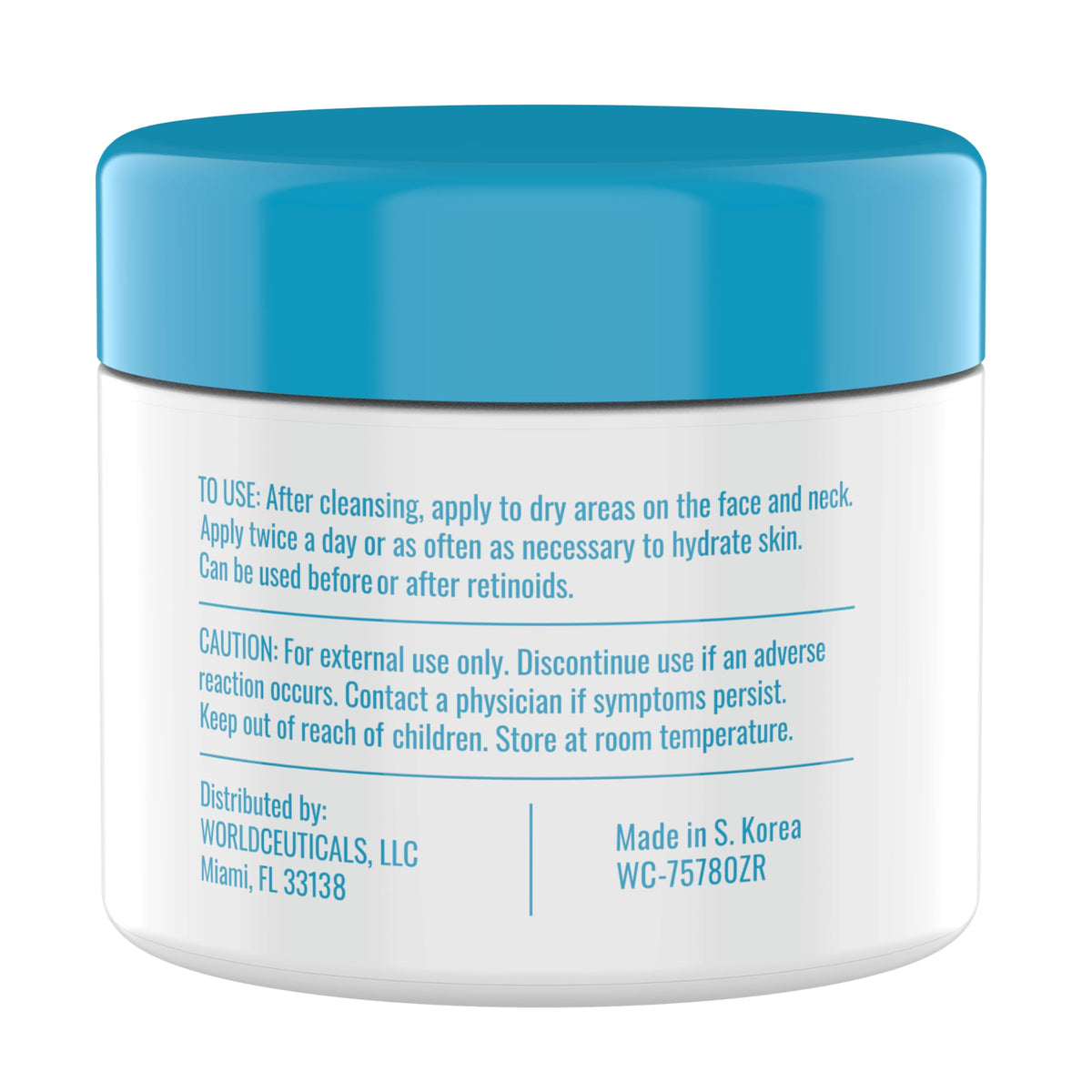 ZERAFITE cream texture in jar demonstrating fast absorption
