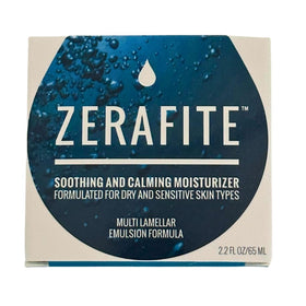 ZERAFITE pump dispensing moisturizer, precise amount for minimal waste