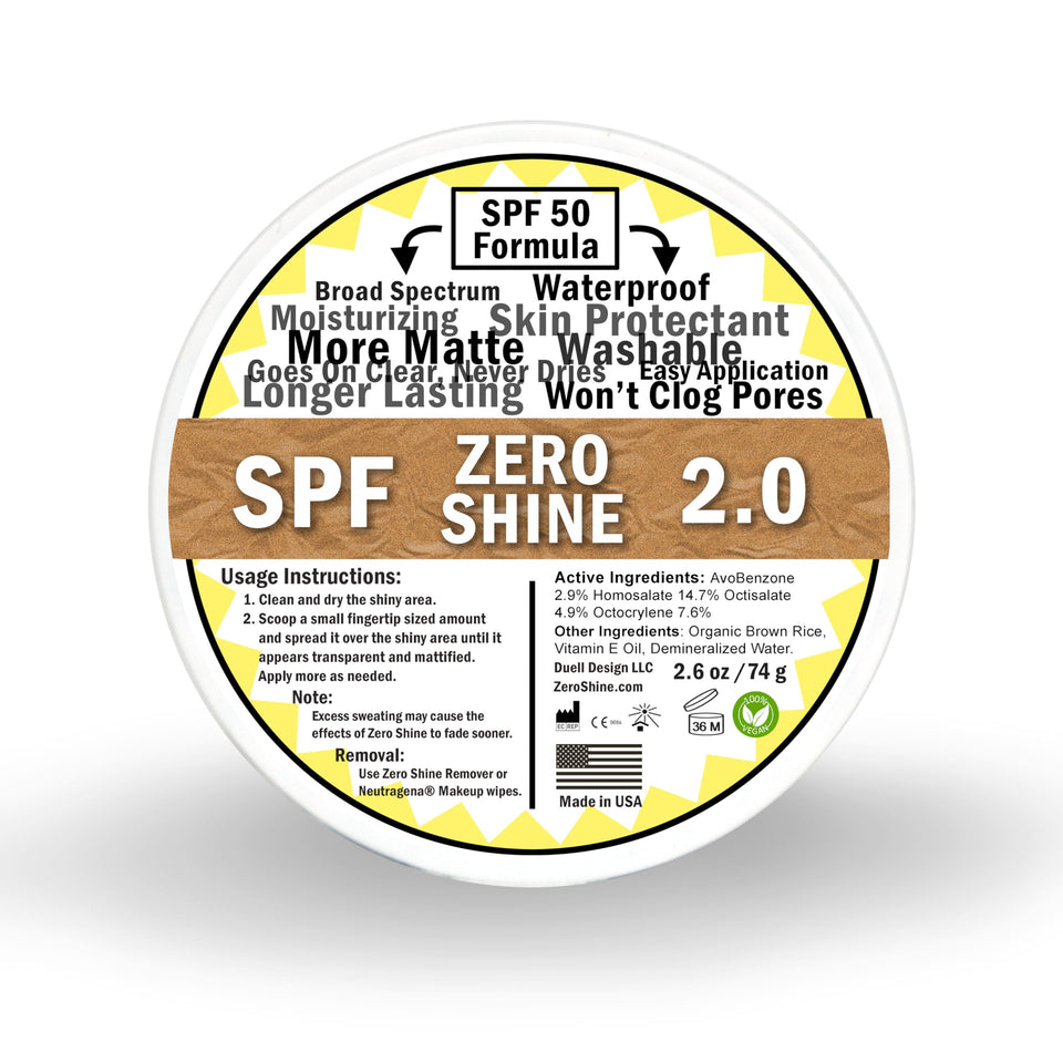 Zero Shine jar front view showing branding and travel-friendly size for SMP care