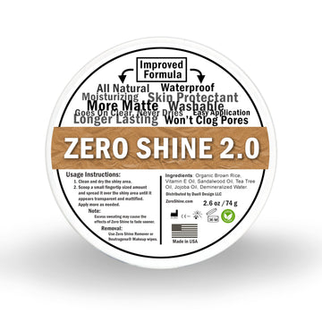 Zero Shine jar front packaging showing sleek matte finish and brand