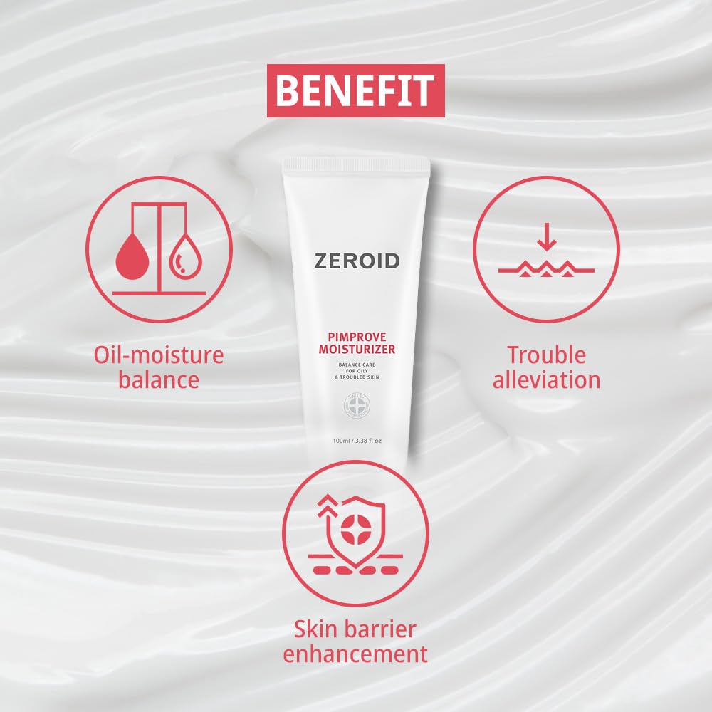 ZEROID pump dispensing cream, convenient hygienic application benefit