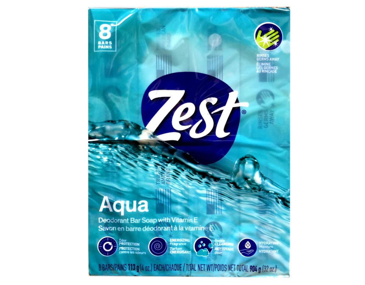 Zest single bar close-up texture showing smooth surface and moisture benefit