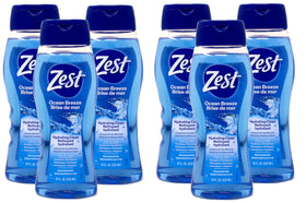 Zest front packaging showing bottles and ocean-inspired design for easy selection