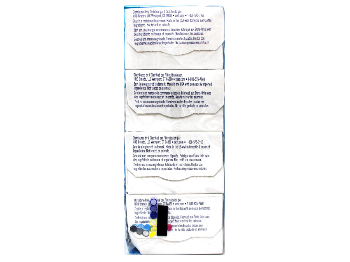 Zest product label and ingredient panel highlighting sea minerals benefit