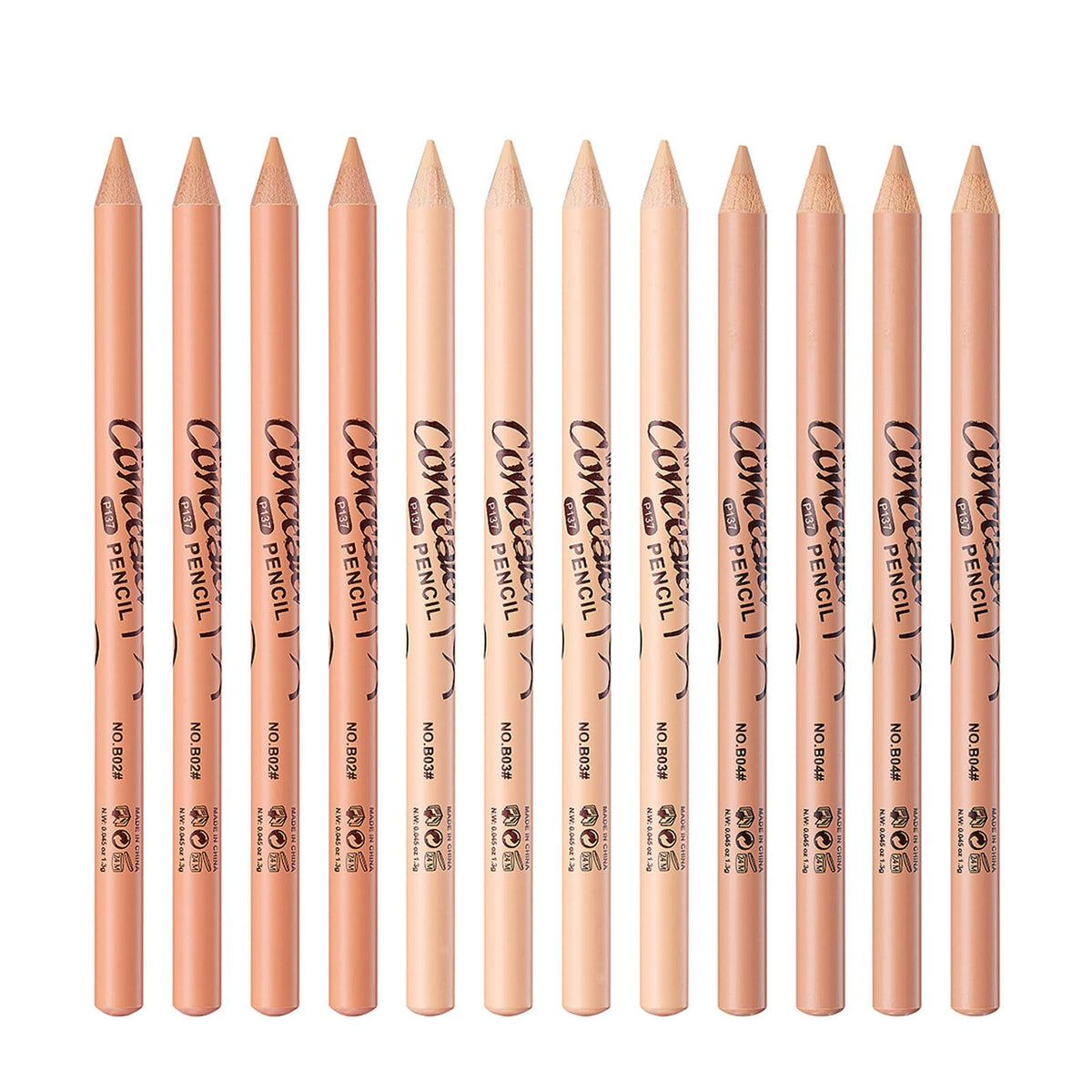 ZEVNI front packaging showing full 12-piece concealer pencil kit for convenience
